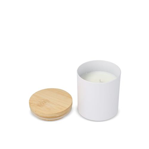 Bougie végétale parfumée Bhakti dans un pot en aluminium recyclé - 4
