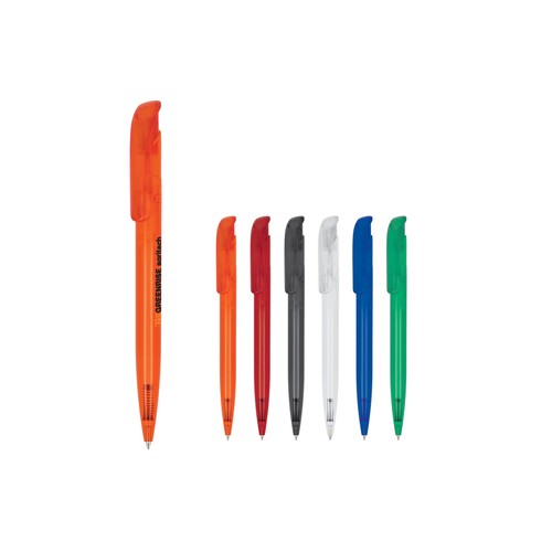 Stylo à bille Atlas transparent personnalisé