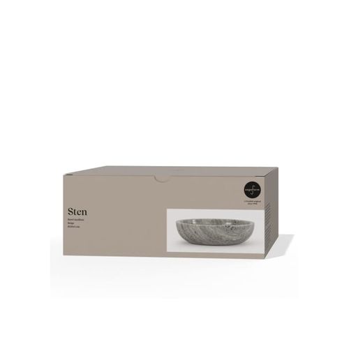 Sagaform Sten Bol en marbre travertin - 6