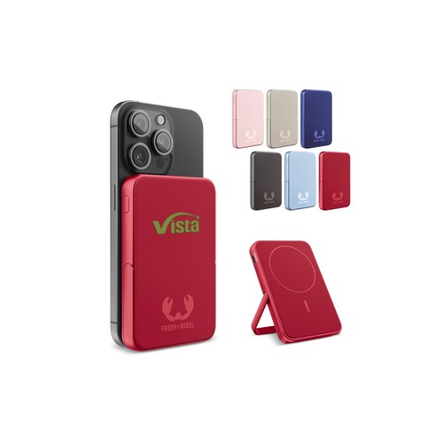 2PBM5000| Fresh 'n Rebel Compatible with MagSafe MagSafe Powerbank Wireless 5000mAh Personnalisé