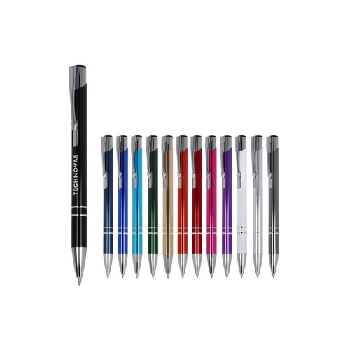 Alicante brillant personnalisé, encre noire R-AL