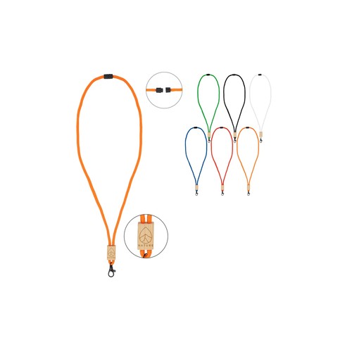 Lanyard paracorde R-PET personnalisé