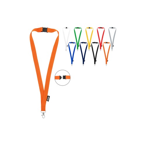 R-PET lanyard personnalisé