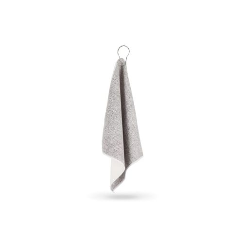 Serviette de golf à séchage rapide avec crochet R-PET 30 x 30 cm sublimation - 3