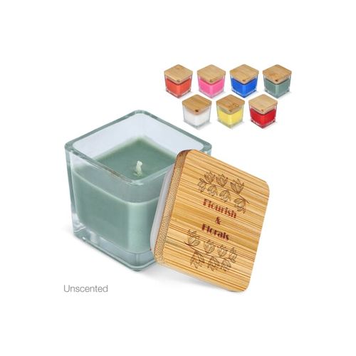 Bougie végétale Chakra dans un pot en verre - 1