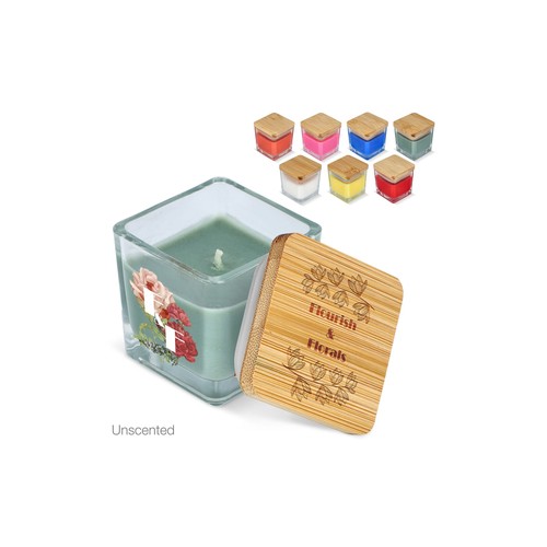 Bougie végétale Chakra dans un pot en verre - 1