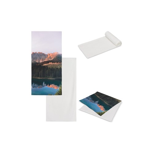Serviette double face sublimation personnalisée 50x100 cm 400g/m²