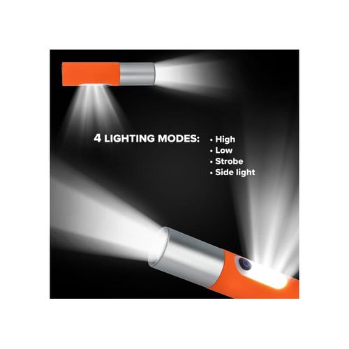 Lampe de poche LED rechargeable 10 W avec fonction zoom 300 lm - 8