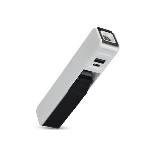 Travel Powerbank 2600 mAh 5-en-1 - Balance de Lugage - Lampe de poche - Règle - Thermomètre
