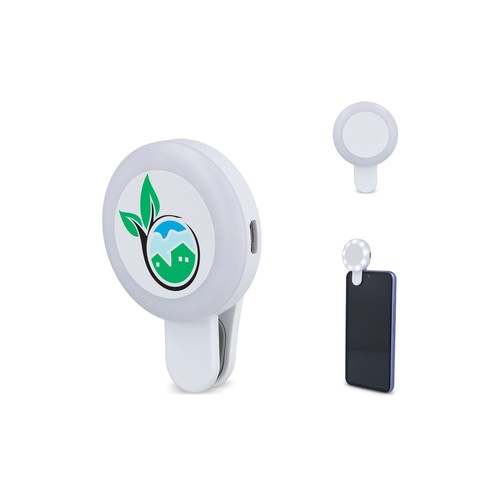 Lampe LED portable universelle pour selfie avec 3 niveaux de luminosité - 1