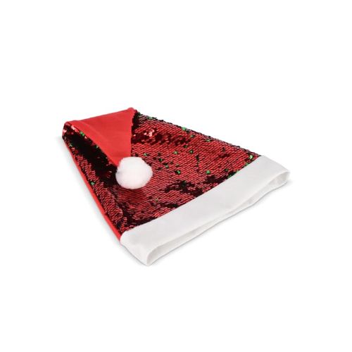 Bonnet de Noël à paillettes bicolores - 5