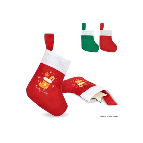 Bas de Noël en feutre 20 cm - 1