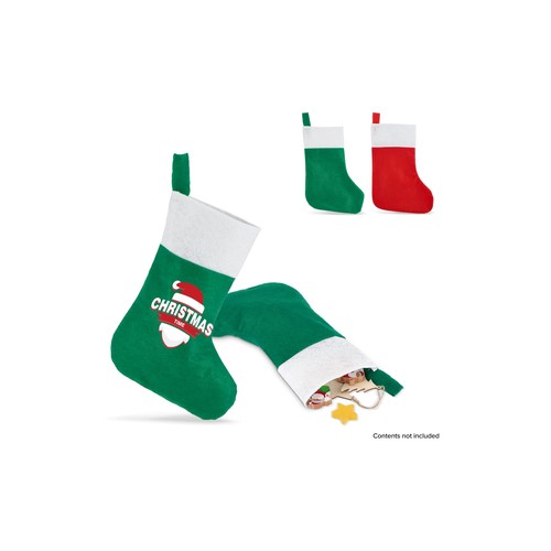 Bas de Noël en feutre 40 cm - 1