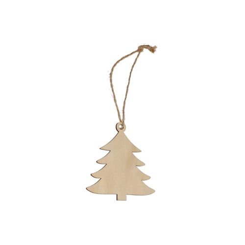 Ornement de Noël en bois en forme de sapin - 3