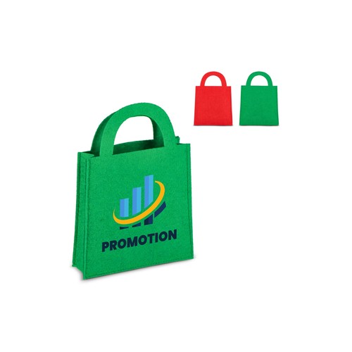 Sac cadeau en feutre 15 x 21 cm - 1