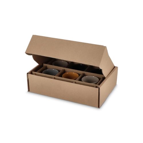 Boîte cadeau personnalisée pour 6 mugs 34.7 x 24.3 x 9.9 cm - 4