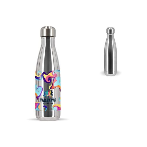 Sagaform Bouteille en acier Nils Chrome 500 ml