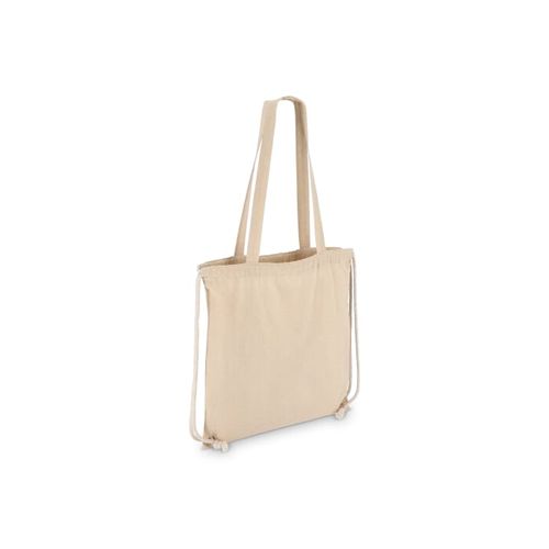 Sac fourre-tout à cordon en coton OEKO-TEX® 38 x 42cm 140g/m². - 2
