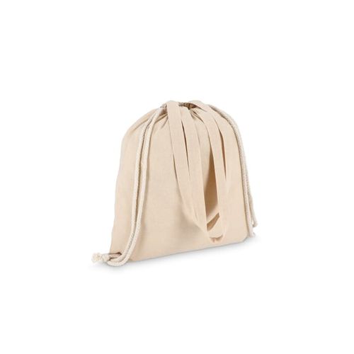 Sac fourre-tout à cordon en coton OEKO-TEX® 38 x 42cm 140g/m². - 3
