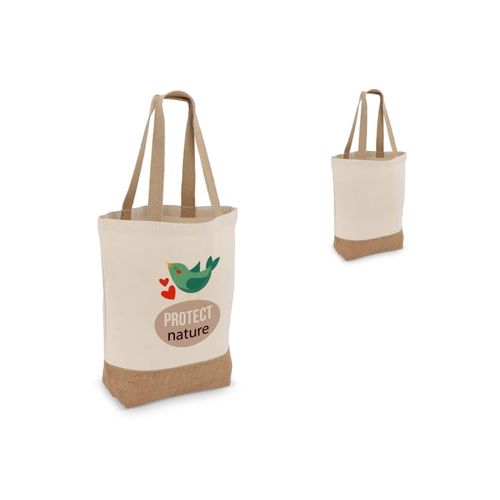 Coton-Jute Sac fourre-tout OEKO-TEX® 41 x 13 x 41cm 320g/m²
