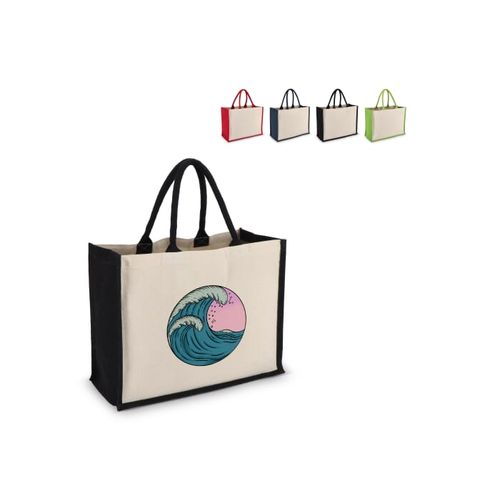 Jute-Cotton Sac fourre-tout OEKO-TEX® 42,5 x 19 x 32cm 320g/m² - 1