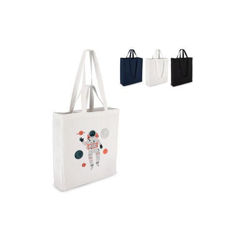 Sac fourre-tout en coton OEKO-TEX® 38 x 10 x 42cm 140g/m². - 1