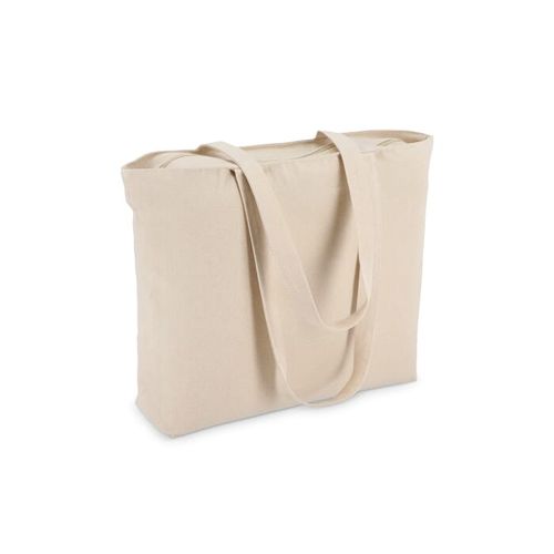 Sac fourre-tout en coton avec fermeture éclair OEKO-TEX® 47 x 11 x 35cm 320g/m² - 5