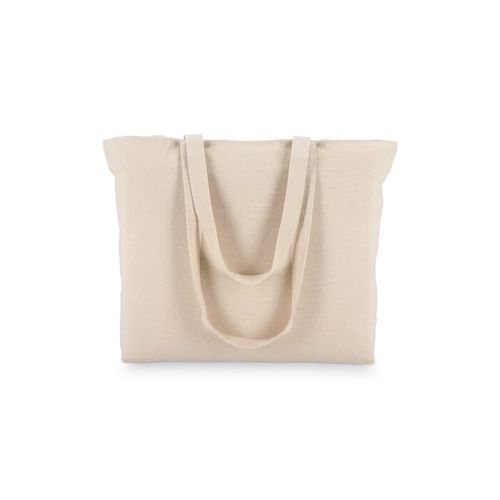 Sac fourre-tout en coton avec fermeture éclair OEKO-TEX® 47 x 11 x 35cm 320g/m² - 4