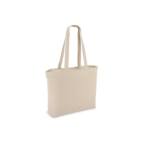 Sac fourre-tout en coton avec fermeture éclair OEKO-TEX® 47 x 11 x 35cm 320g/m² - 2