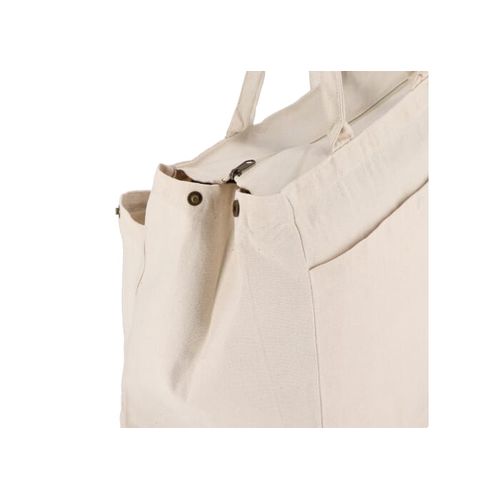 Sac fourre-tout en coton avec fermeture éclair OEKO-TEX® 39 x 24 x 34cm 320g/m². - 5