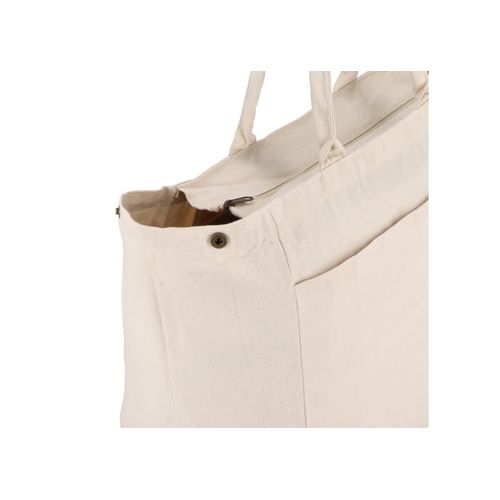 Sac fourre-tout en coton avec fermeture éclair OEKO-TEX® 39 x 24 x 34cm 320g/m². - 8