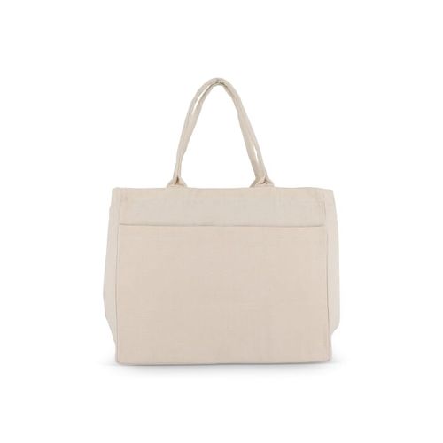 Sac fourre-tout en coton avec fermeture éclair OEKO-TEX® 39 x 24 x 34cm 320g/m². - 7