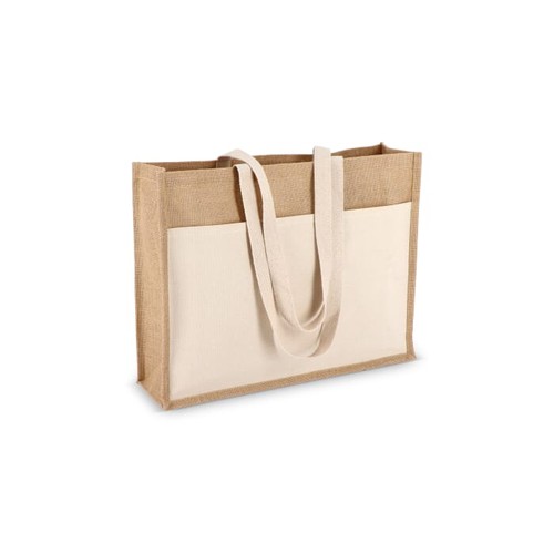 Sac fourre-tout en jute OEKO-TEX® 45 x 12 x 35cm 320g/m² - 2