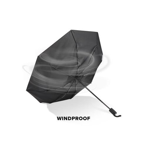 Taman Pongee 21" Parapluie pliable Ouverture et fermeture automatique - 8