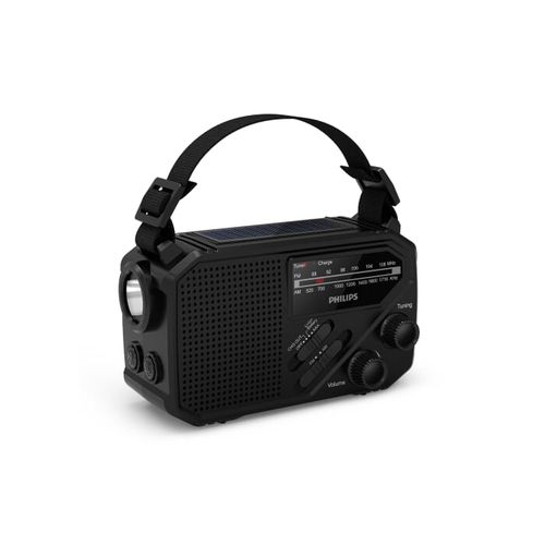 Radio d'urgence Philips TAR1609 avec tuner analogique FM/AM et lampe de poche - 2