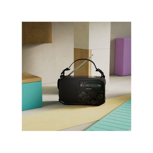 Radio d'urgence Philips TAR1609 avec tuner analogique FM/AM et lampe de poche - 11