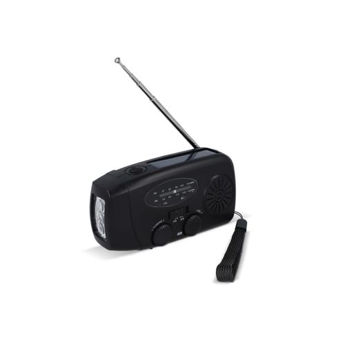 SafeSound Radio d'urgence solaire avec manivelle - 2
