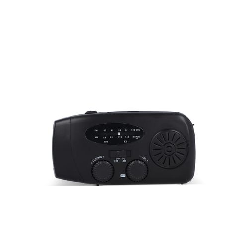 SafeSound Radio d'urgence solaire avec manivelle - 4