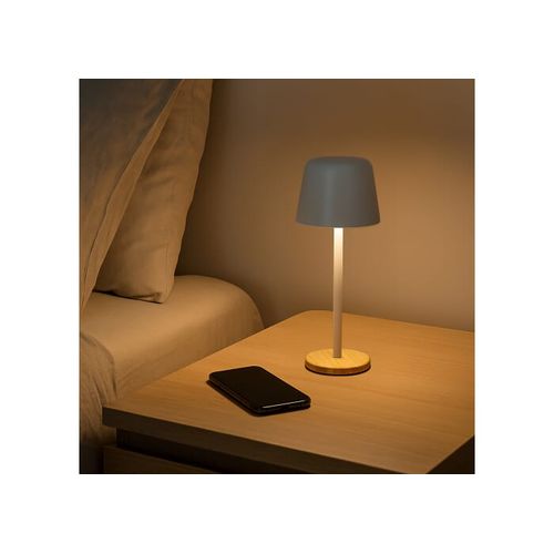 Lampe de table Solis à intensité variable avec pied en bambou - 7
