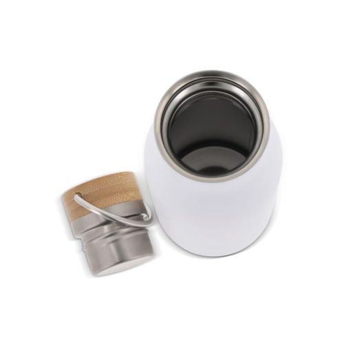 Bouteille isotherme avec couvercle en bambou 500ml - 5