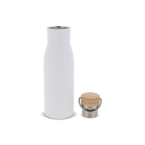 Bouteille isotherme avec couvercle en bambou 500ml - 4