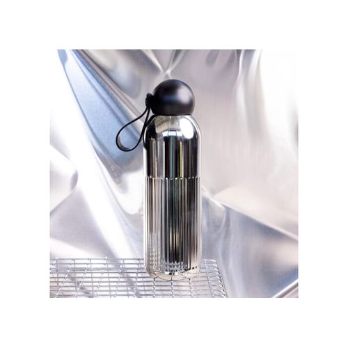 Sagaform Bouteille en acier Tekla chromé (recyclé) 500 ml - 4