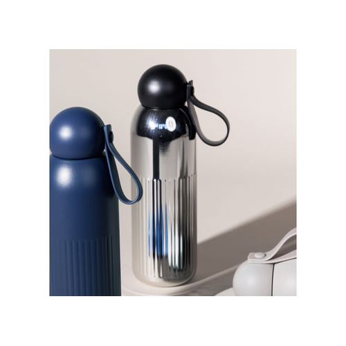 Sagaform Bouteille en acier Tekla chromé (recyclé) 500 ml - 8