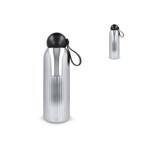 Sagaform Bouteille en acier Tekla chromé (recyclé) 500 ml - 1