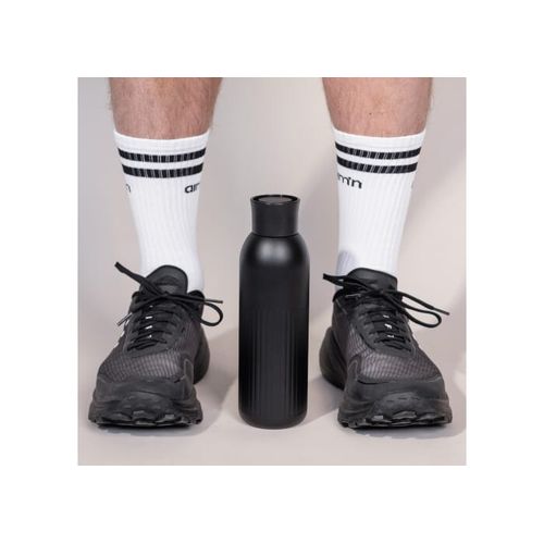 Sagaform Tekla Bouteille en acier avec bouchon poussoir (recyclé) 500 ml - 5