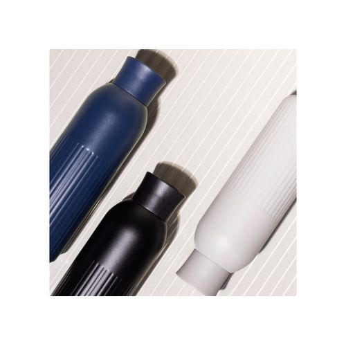 Sagaform Tekla Bouteille en acier avec bouchon poussoir (recyclé) 500 ml - 6