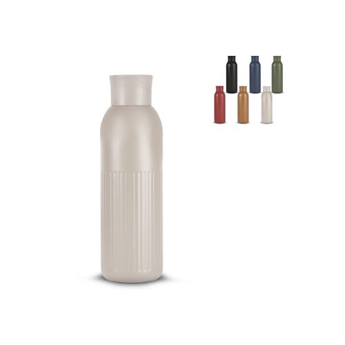 Sagaform Tekla Bouteille en acier avec bouchon poussoir (recyclé) 500 ml - 1