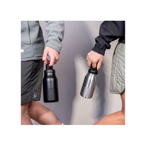 Sagaform Bouteille Truls en acier  avec bouchon à clic pratique (recyclé) 500 ml - 3