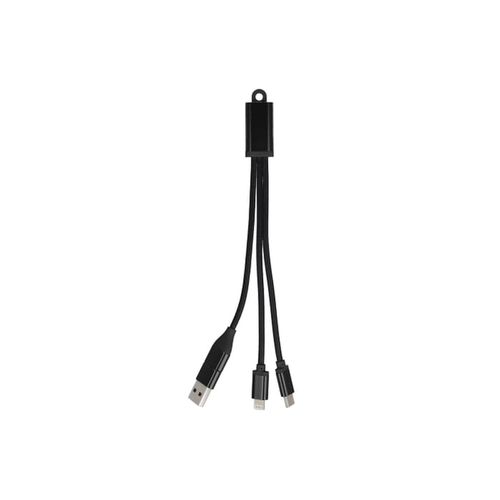 Câble de recharge 2 en 1 USB-A/C vers USB-C et Lightning en aluminium - 3