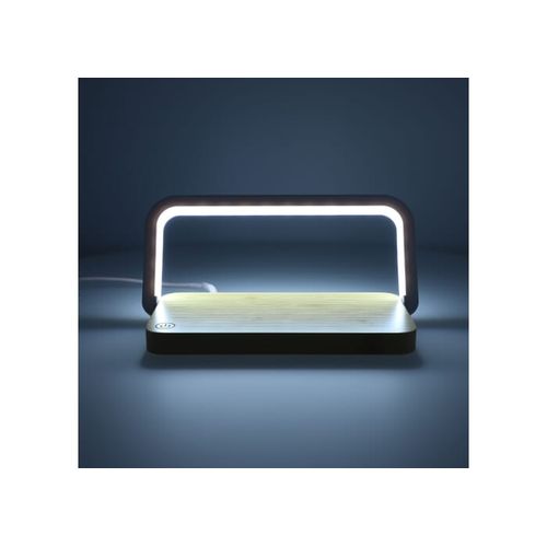 Caricabatterie wireless da 15 W con lampada LED dimmerabile